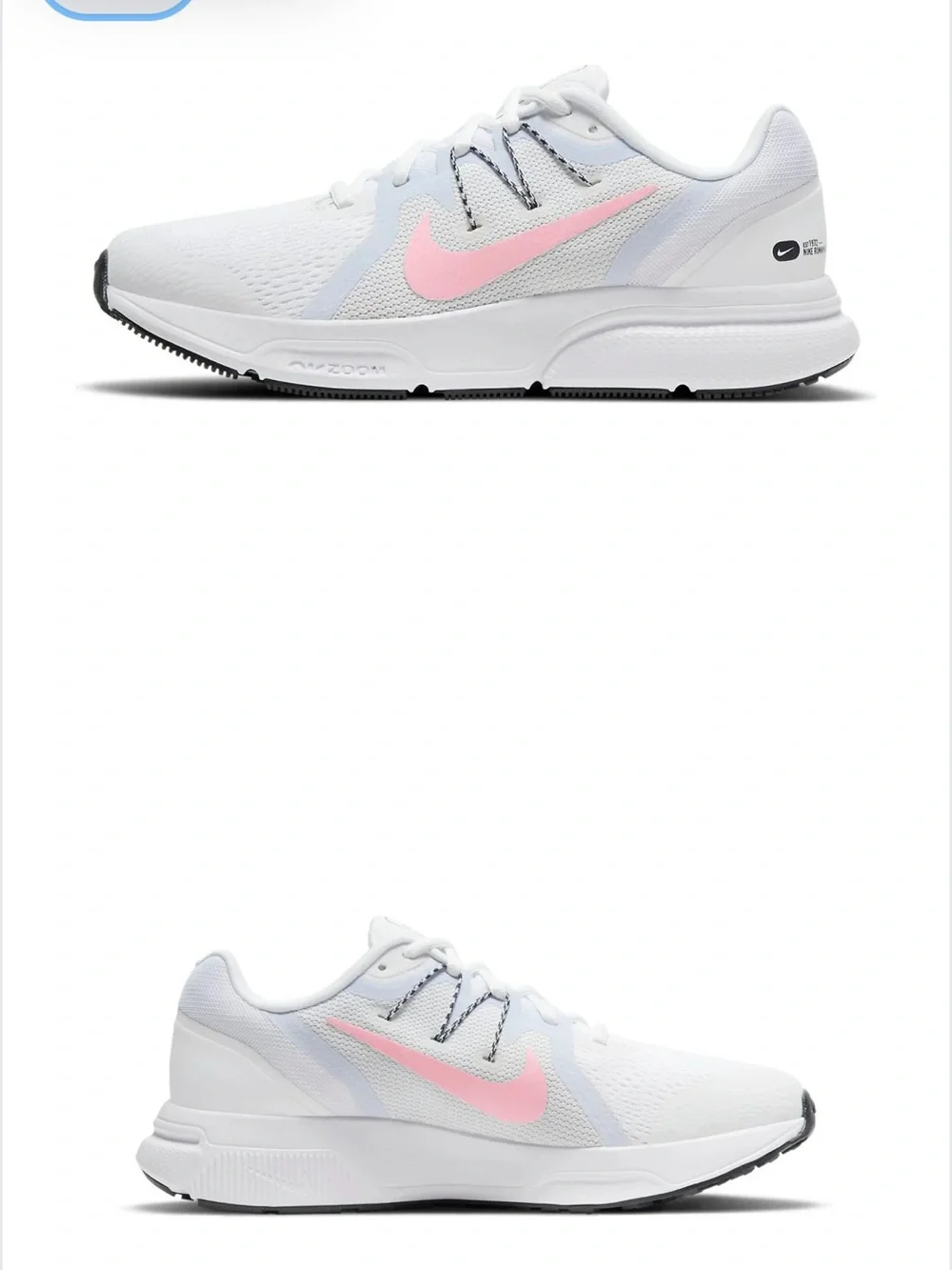 Nike size 10 Women’s Nike Zoom Span 3 Shoes For White/Pink New no tag.
